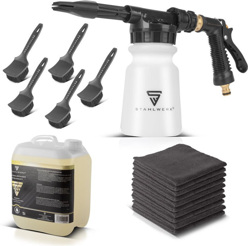 STAHLWERK Autowasch-Schaumspritzpistole RP-91 ST mit 5 Liter Universalreiniger