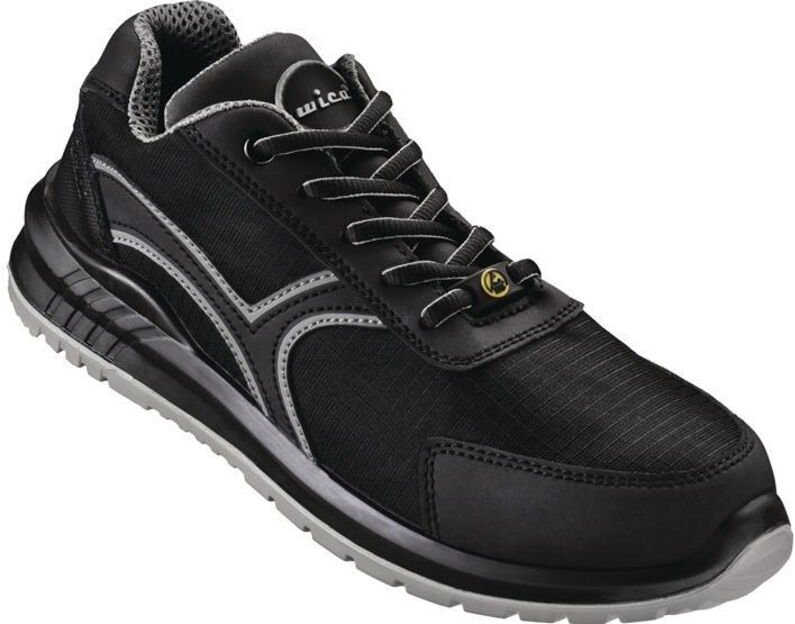 Sicherheitsschuh sassnitz nuovo Größe 45 w. 10,5 schwarz/grau S1P fo sr esd en iso 20345 Textil/Mikrofaser