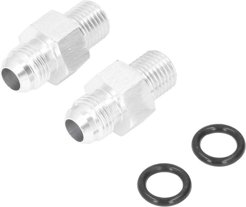 Zoternen - Paar Getriebekühler-Adapteranschlüsse – 6AN auf 1/4 Zoll npsm 316 – 3000833 für gm TH350 TH400 4L60E 4L70E 70...