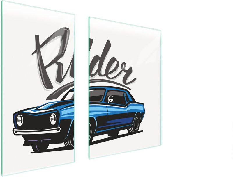 GLASSCHUTZPLATTE 75x52 AUTO