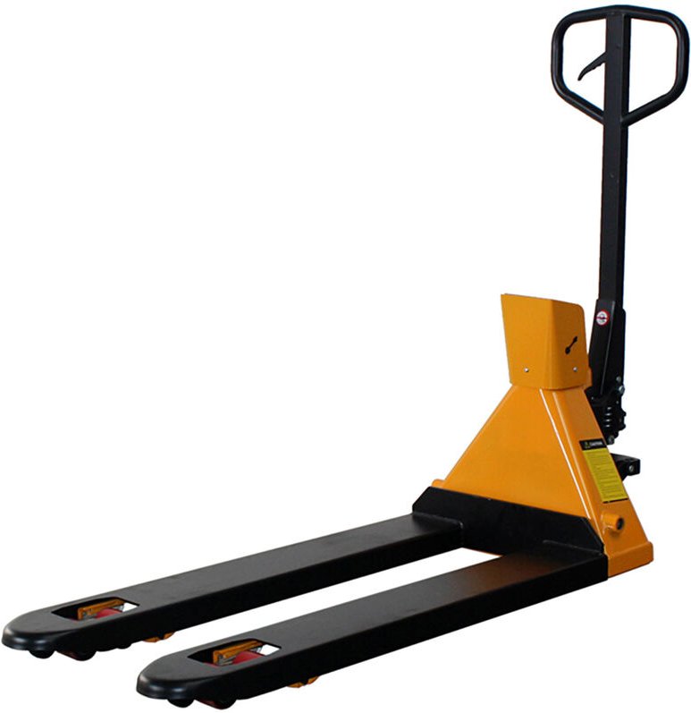 qteck Gabelhubwagen mit Waage und Drucker GHW-Serie Akku Wiegbereich bis 2000kg Gabellänge 1150mm