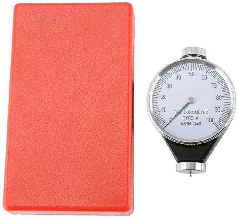Durometer mit Erdungszeiger, tragbares wasserdichtes Zifferblatt, A/O/D-Gummi-Durometer, 0–100 Grad mumu