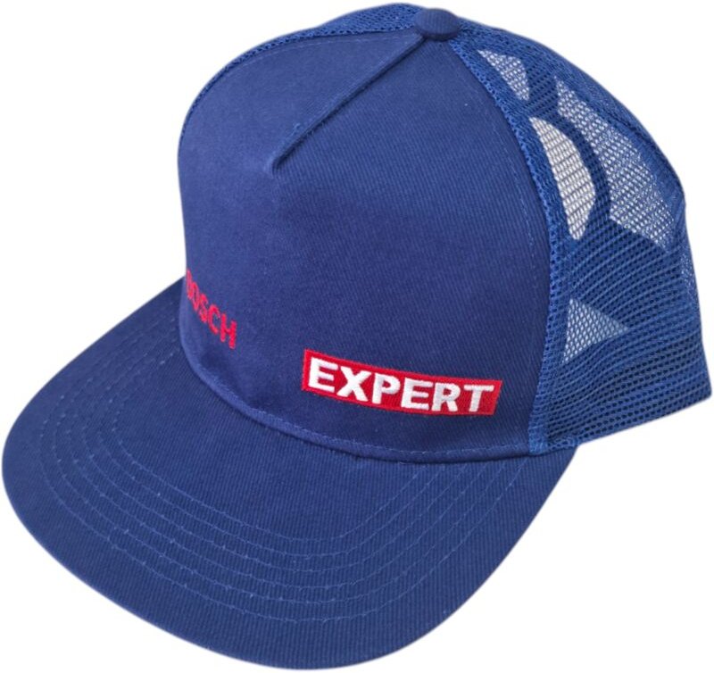 Bosch Professional - Trucker Cap "expert" Blau Baumwolle / Polyester ( 6035951880 )