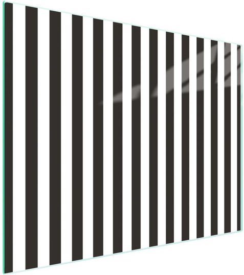 Glasschneidebrett 52x40 Streifen