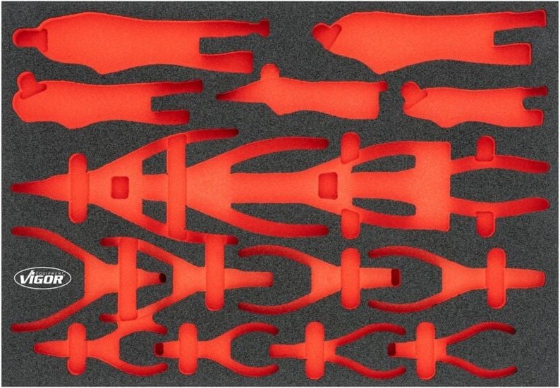 Weichschaum-Einlage, leer, Art.Nr. V6816N-L - Vigor