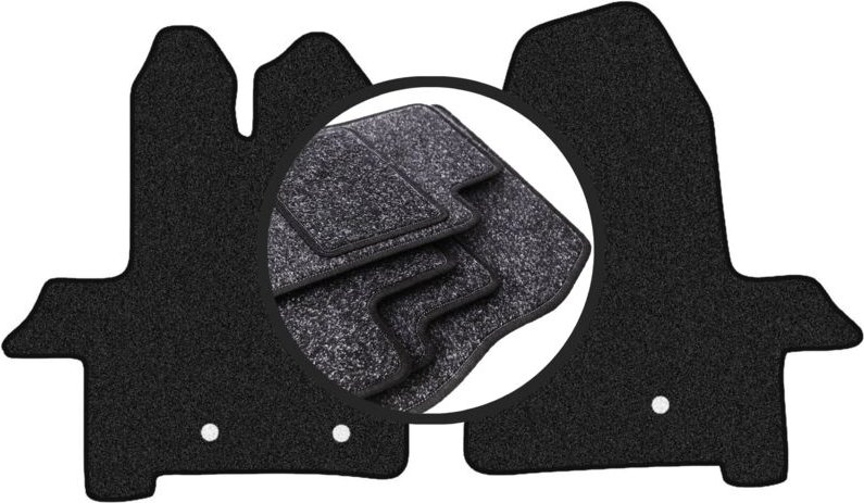 ANTHRA Autofußmatten für: Ford Transit Kastenwagen (2019-)