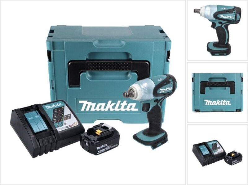Dtw 251 RM1J Akku Schlagschrauber 18 v 230 Nm 1/2' + 1x Akku 4,0 Ah + Ladegerät + Makpac - Makita