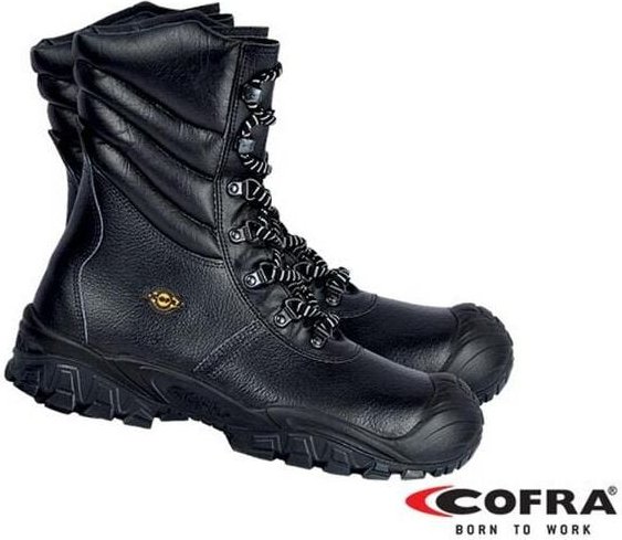 Winter-Arbeitsschuhe S3 Cofra Ural Glattleder 40 - Schwarz