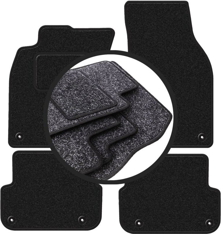 ANTHRA Autofußmatten für: Audi A6 C6 FL Limousine, Kombi, Avant (2006-2011)