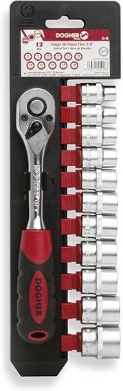 Set mit 12 Stk. Innensechskant 3/8 Dogher 516-061