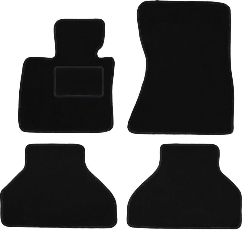 Schwarze Velours-Fußmatten für: BMW X5 E70 SUV (2006-2013)
