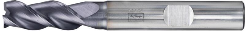 Vhm Eckfräser lang 3 Schneiden ø 8 mm 45° Fase TiAlN Schaft hb Universal Line Schruppen Schlichten Nuten - Pferd
