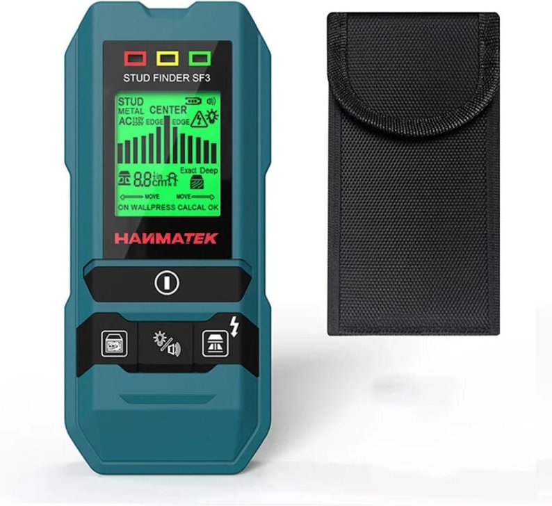 Wanddetektor, 6-in-1-Wandscanner zum Auffinden von Metallen, Holzankern, Wechselstromkabeln