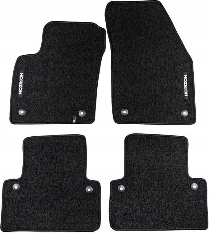 VELOURS MATS auto wischtücher Volvo S40 2 Limousine 2004-2012 HZ