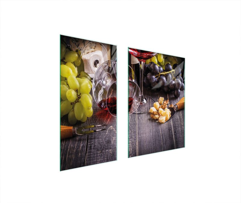 GLASSCHUTZPLATTE 75x52 WEIN