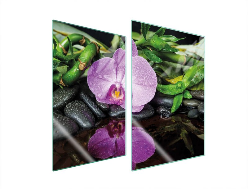 Thumbnail - GLASSCHUTZPLATTE FÜR KÜCHE 2x35x52 ORCHIDEE