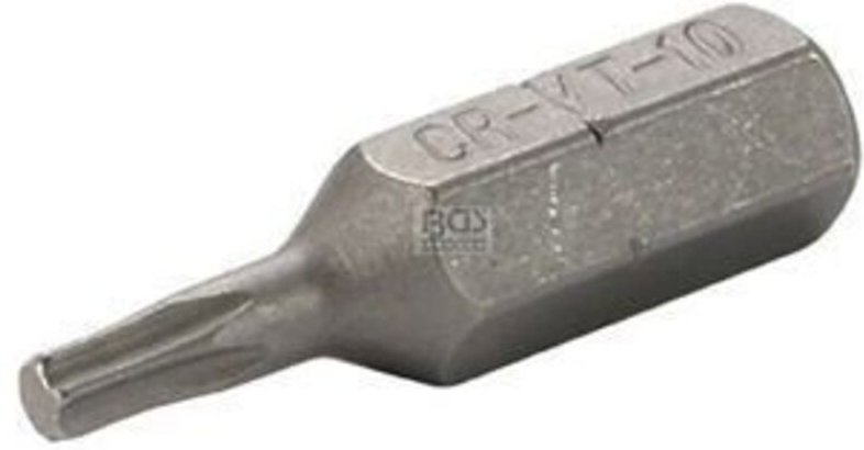 Bit Länge 25 mm Antrieb Außensechskant 6,3 mm (1/4') T-Profil (für Torx) T7