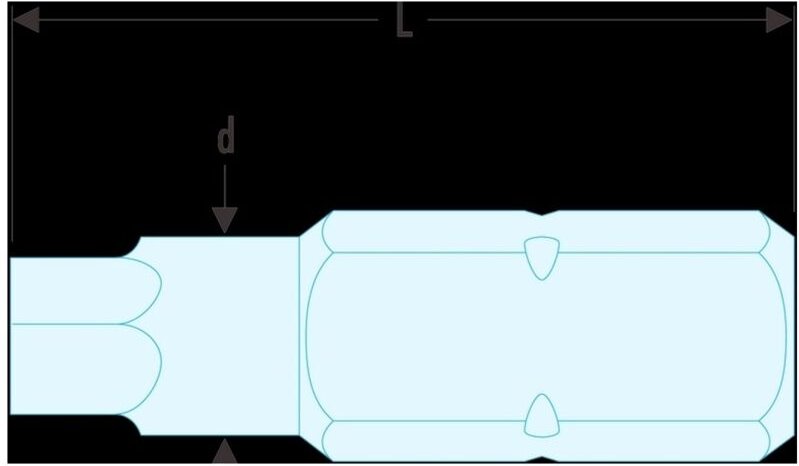 EH.101.5 Bit Serie 1 - Sechskant 1,5 mm - Facom