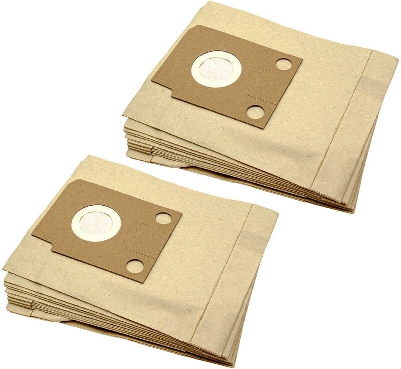 Thumbnail - 50x Staubsaugerbeutel kompatibel mit Hoover s 3736 Audio, s 3736 Sensotronic Staubsauger - Papier, 26cm x 21cm Sandfarbe...