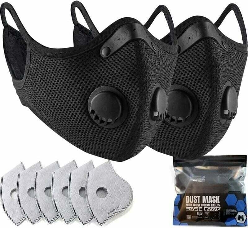 Staubmaske für Zimmerei, Bau, Mähen, Schleifen, Gartenarbeit, Reinigung, Malen, Sägen und Schleifen – INHHUB