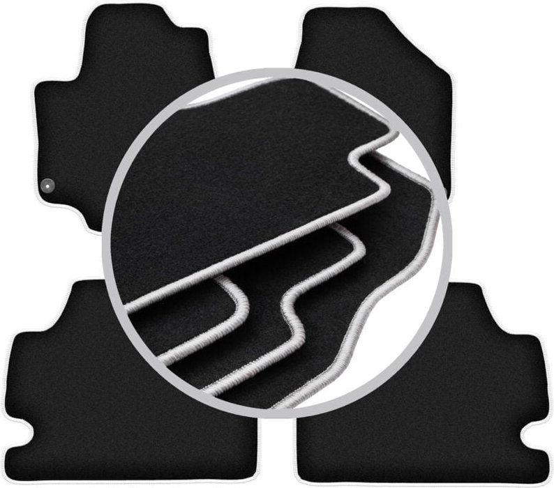 CARLUX-SILVER Autofußmatten für: Chrysler Pacifica II Hybrid (2017-)