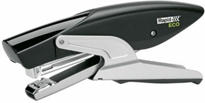 Thumbnail - Rapid eco Hefter de - aus mit a 81% de recyceltem Kunststoff - bis zu 20 Blatt - für Heftklammern 24/6, 26/6 - Heften un...