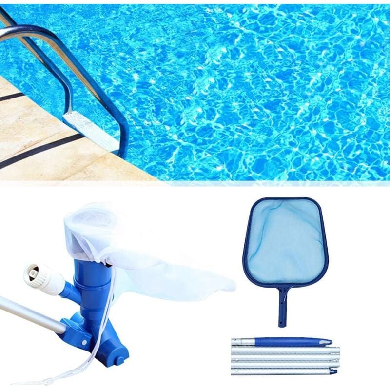 Pool-Staubsauger-Set für Schwimmbecken, Brunnenreinigung, Blätter, Schmutz, Sand und Schlamm - Ymyny