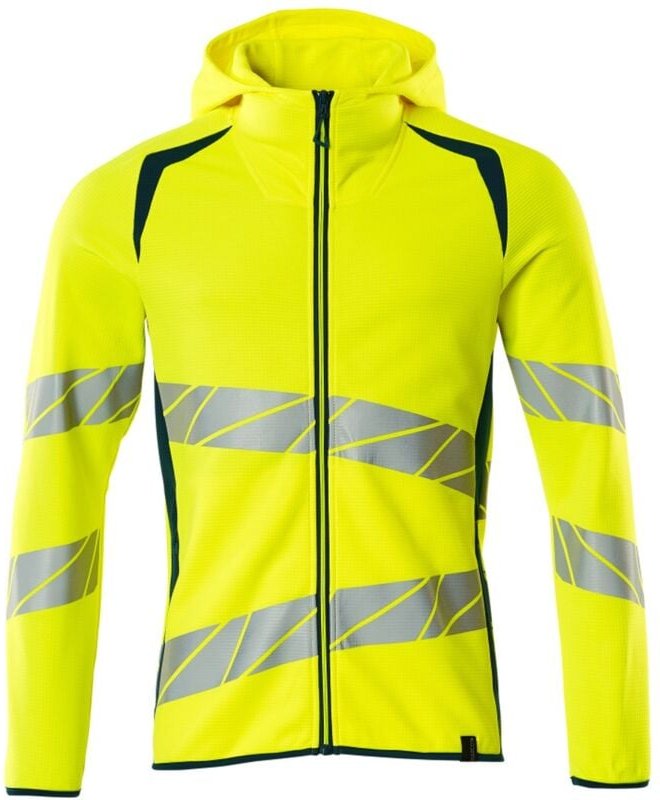 Mascot Kapuzensweatshirt 19284-781-1744 Gr. XS hi-vis gelb/dunkelpetroleum