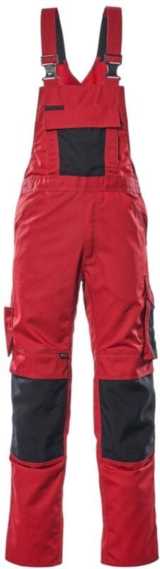 Thumbnail - Mascot UNIQUE Latzhose Augsburg Gr. 26 rot/schwarz