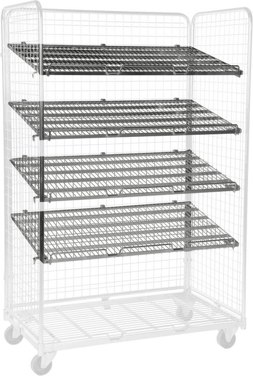 Kongamek Gitterboden schräg verzinkt 1085x602x20mm als Zubehör für Gitterwagen