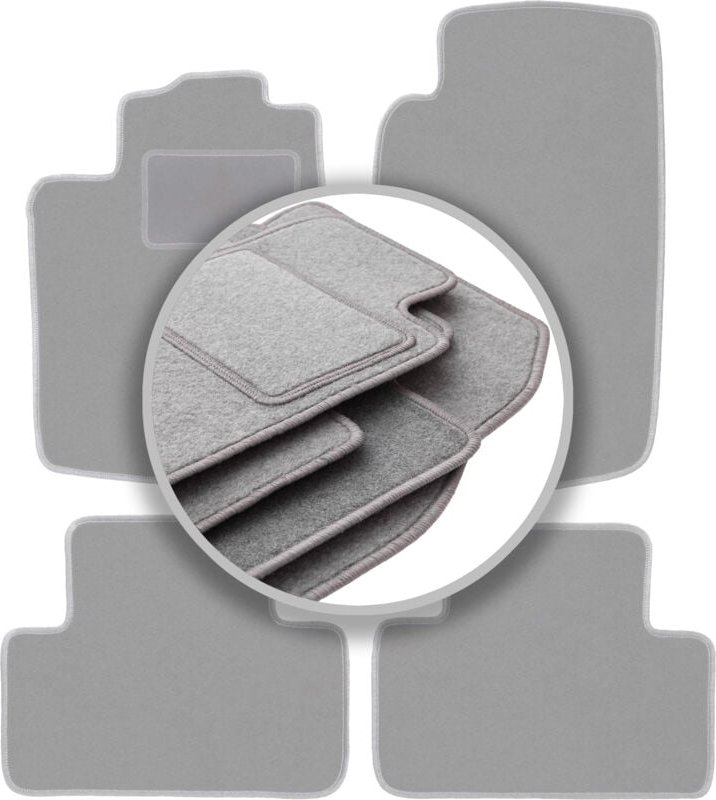 Graue Autofußmatten für: Opel Vectra B Fließheck, Limousine, Kombi, Liftback (1996-2001)