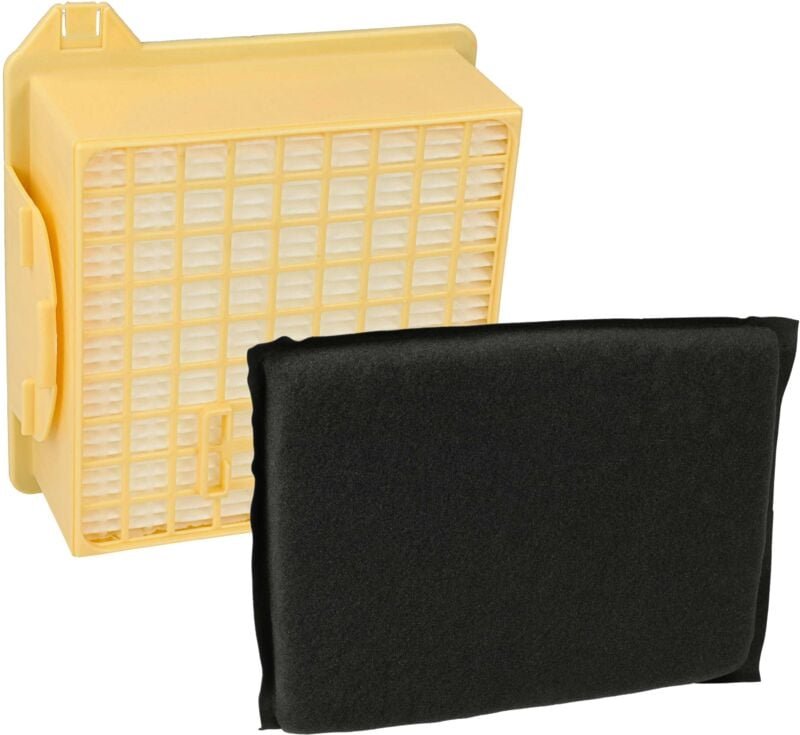 Filter-Set kompatibel mit Vorwerk Kobold VT260, VT270, VT300, VT265 Staubsauger - 2x Filter (HEPA-Filter, Aktivkohlefilt...