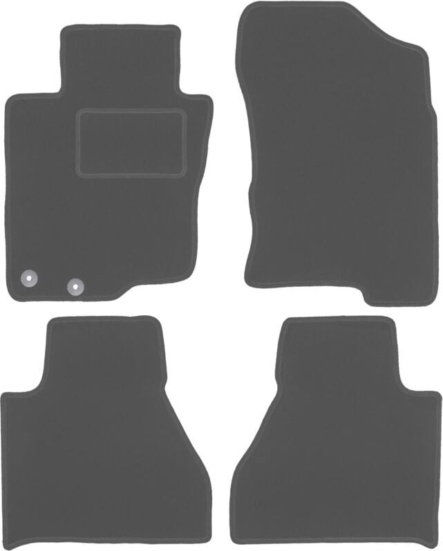 Graphit-Fußmatten für: Toyota Hilux VIII Pickup (2015-)