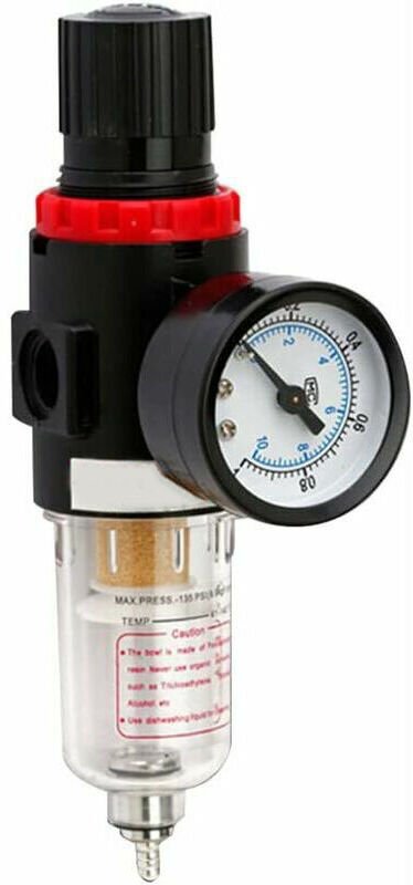 Luftfilterregler, Kompressor-Wasserabscheider, Filter-Wasser-Öl-Abscheider, Kompressor-Filter-Wasser-Öl, auf Filterfeuch...