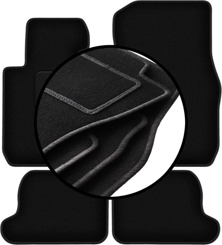 Komplettset Veloursmatten für: BMW 1 F23 Cabrio (2011-2019)