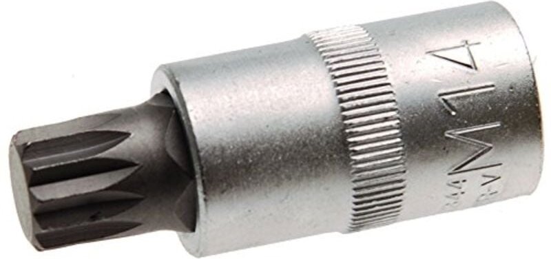 Bgs Technic - Bit-Einsatz Antrieb Innenvierkant 12,5 mm (1/2') Innenvielzahn (für xzn) M14