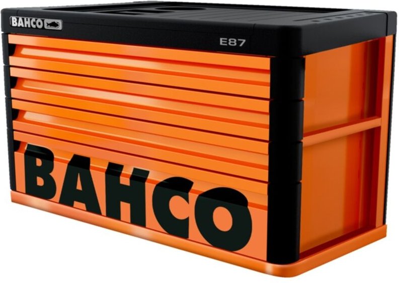 Bahco Premium Werkstattwagen-Aufsatz mit 4 Schubladen, orange