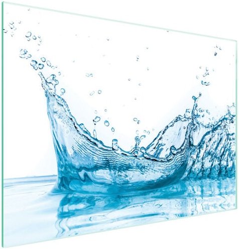 Glasschneidebrett 40x30 Wasser