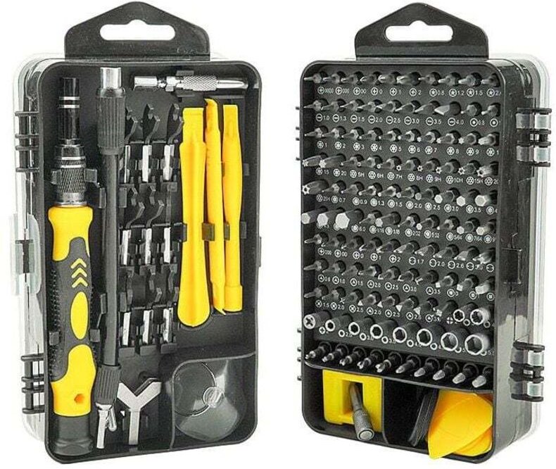 Thumbnail - Ulisem 115-in-1 Präzisions-Schraubendreher-Set, magnetische Telefonreparatur, Mini-Magnetschraubendreher für Brillen, iP...