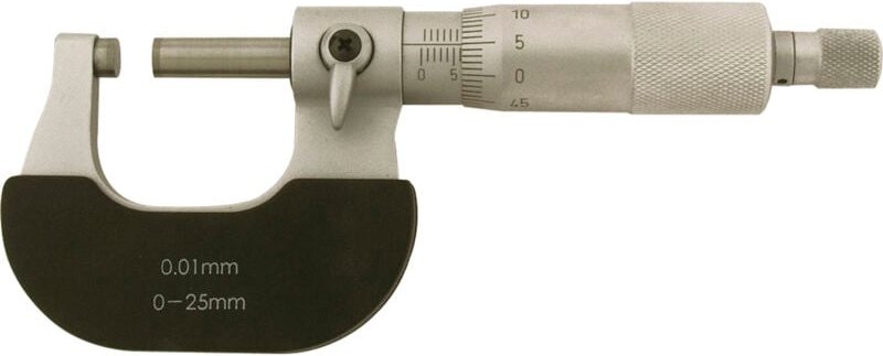 Rb Messwerkzeug - Bügelmessschraube din 863 Messbereich 0-25 mm