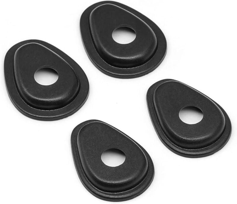 Ersandy - Motorrad-Blinker-Adapterplatten, 4 Stück Blinker-Dichtung, Blinker-Dichtungsdichtung, Verkleidung, Motorrad-Bl...