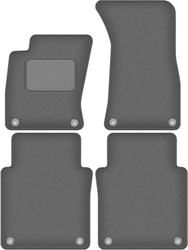 Graphit-Fußmatten für: Audi A8 D3 Lang (2002-2009)