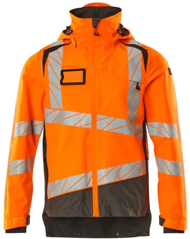Hard Shell Jacke mit leichtem Futter Jacke 19301 Gr. 2XL, hi-vis orange/dunkelanthrazit - Mascot