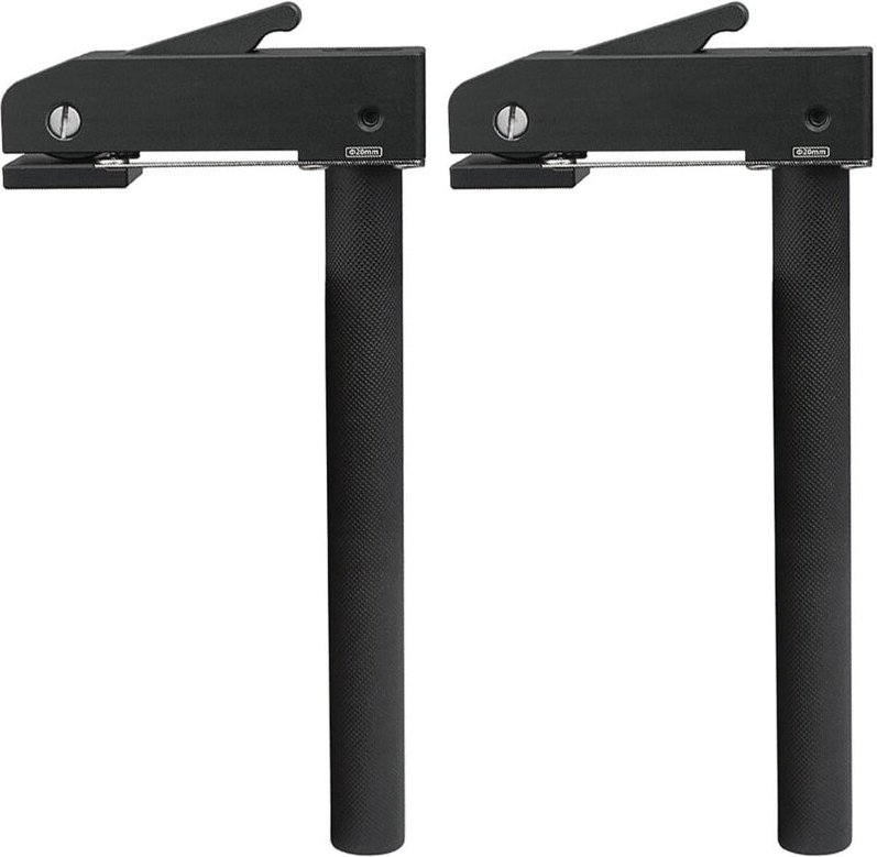 2-teiliges, verstellbares Holzbearbeitungsklemmen-Set, 20 mm Zimmermannsklemme, Bohrer-Stützsäule für Holzschnitzerei, F...