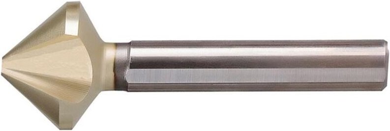 Kegelsenker ungleiche Teilung hss ZrN 90Grad 15mm 3-Flächenschaft - Beck