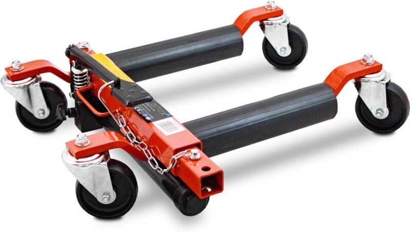 BITUXX PKW Rangierhilfe Rangierheber hydraulisch Wagenheber Auto Rangierroller Rangierheber belastbar bis 680 kg pro Ran...