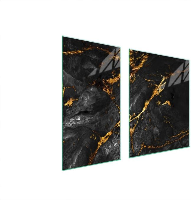GLASSCHUTZPLATTE FÜR HERD 90x52 MARMOR