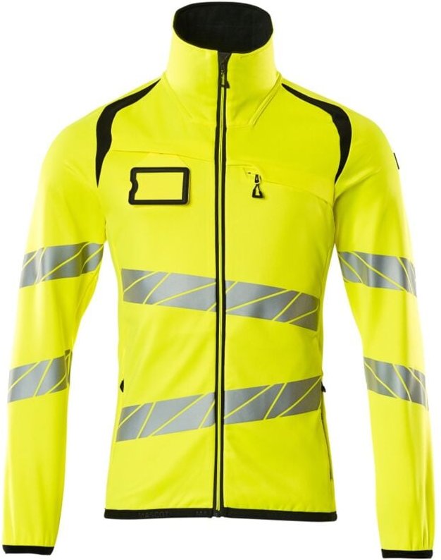 Thumbnail - Fleecepullover mit Reißverschluss 19103 Gr. m hi-vis gelb/schwarz - Mascot