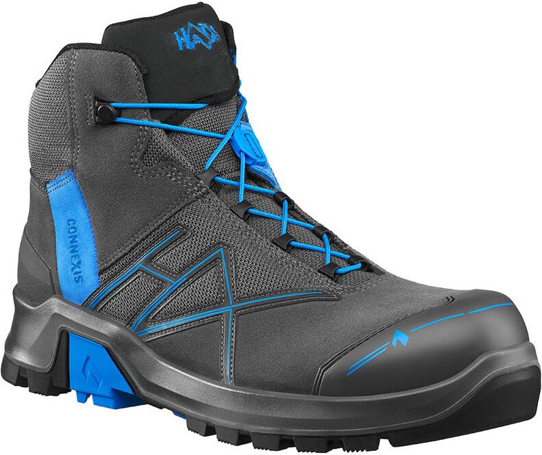 Haix Sicherheitsschuhe S3 ESD "Connexis Safety+ GTX" Mid Blau 40