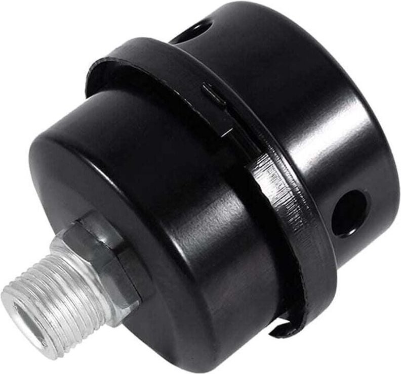 Luftkompressor-Schalldämpfer, 13-mm-Luftkompressor-Filterschalldämpfer zur Verwendung im Luftkompressor-Einlass und Bloc...